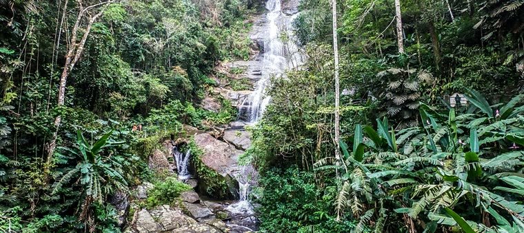 Cachoeira do Taunay, na Floresta da Tijuca